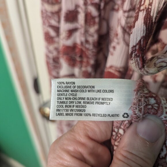 Knox Rose wrap style maxi dress size 2x - Picture 3 of 11